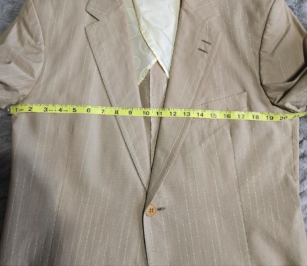 Paul Smith London Beige Striped Blazer - Picture 3 of 10